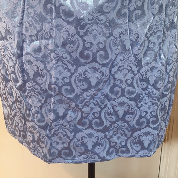 NWT Floryday Size L Blue Dress With Beautiful Waist Jewels No Fabric/Care Tag - Picture 7 of 13